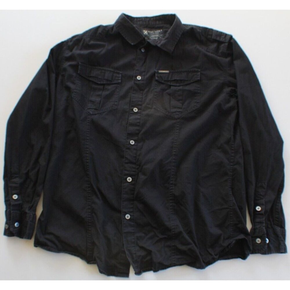 Marc‎ Ecko Cut & Sew Men's Button Up Shirt Size XL